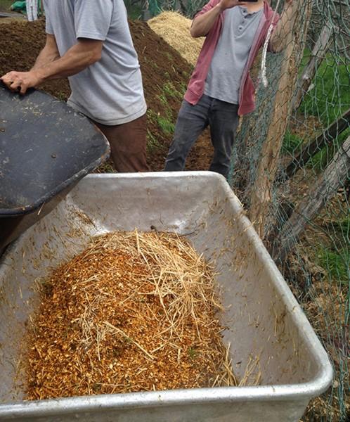 Mixing organic ingredients